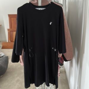 Off White cotton 3/4 sleeve dress.  Size XL